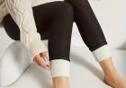 Зимові жіночі легінси з флісом та високою талією